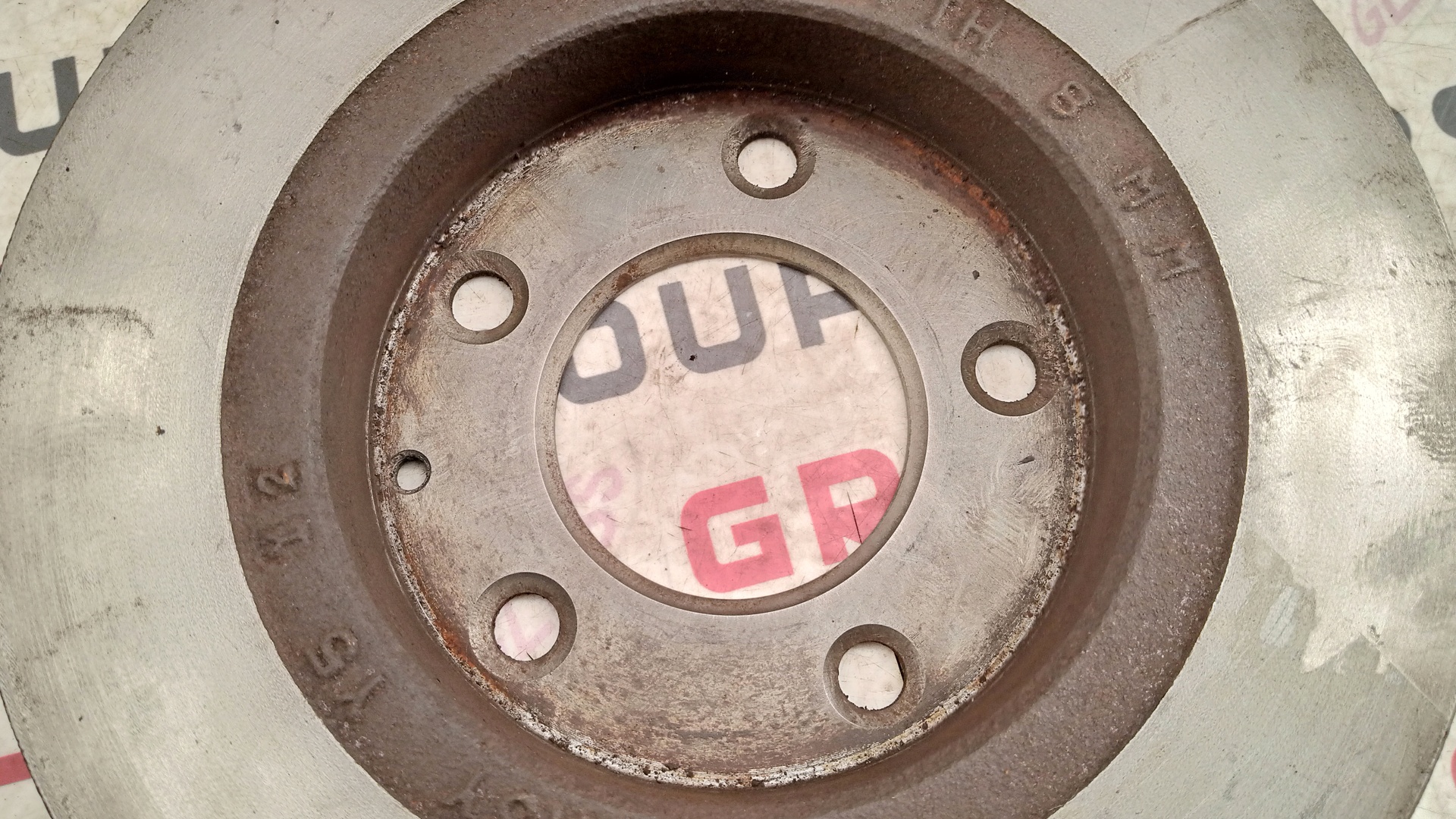 Диск тормозной | задний | GF | GW. CP | BJ-FS | 4WD | проточен | б/у